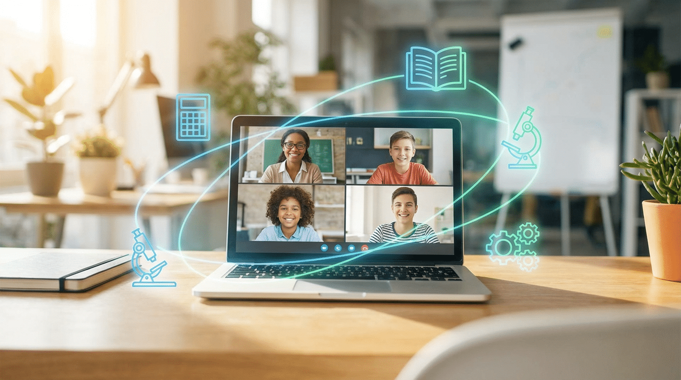 Professional EdTech marketing - online tutoring concept